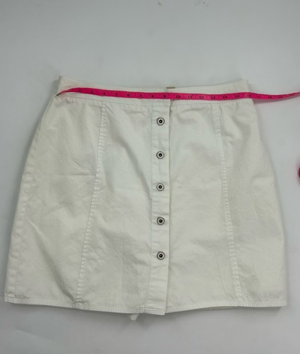 Kate Hill Petite Skort donna 14P (vita 32 pollici) avorio, cotone twill bottoni a pressione davanti - Foto 11 di 12