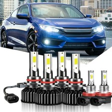 For Honda Civic 2006-2012 2013 2014 2015 Led Headlight High Lowfog Lights Bulbs For Honda Civic 2006-2012 2013 2014 2015 Led Headlight High Lowfog Lights Bulbs