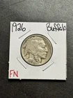 1926 P Buffalo Nickel FN Fine Better Date US 5c Type Coin (Raw19116)