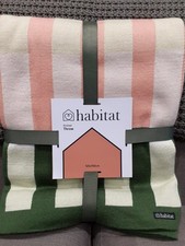 Habitat knitted throw blanket brand new with tags