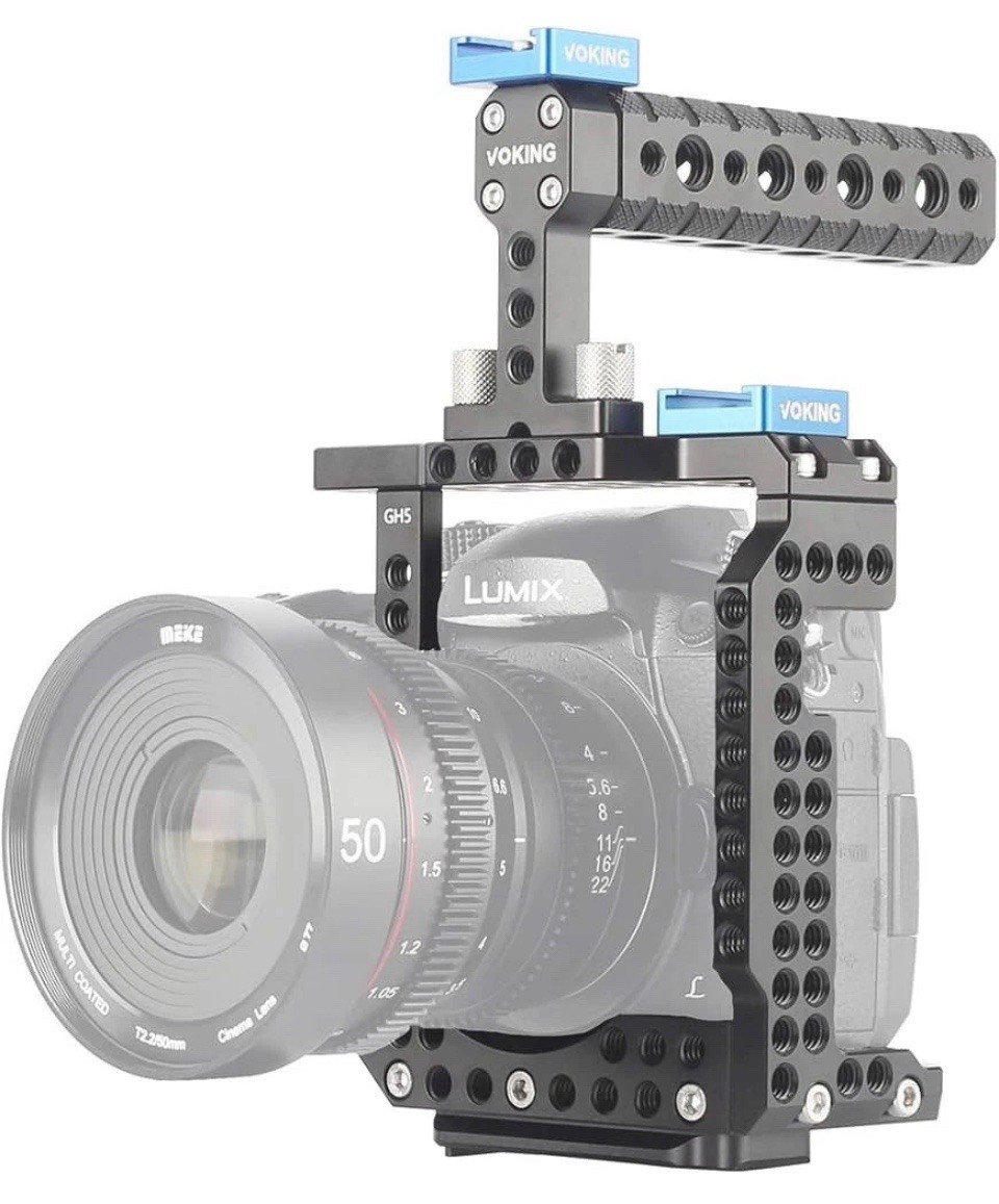 Camera Cage Voking Aluminum Alloy VK-GH5K Camera Video Cage & Top Handle