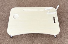 Laptop Bed Table Laptop Desk for Bed Foldable Laptop Bed Desk with USB Charge...