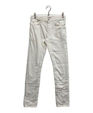 Dior          Pocket logo embroidered button fly skinny denim pants wh