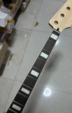 J Bass Guitar Neck part rosewood block inlay 20 Fret Gloss 34inch