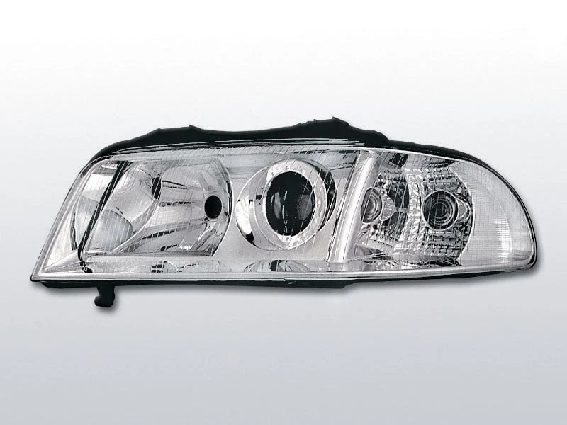 Headlights for AUDI A4 B5 FL 99-00 Chrome WorldWide FreeShip US LPAU04W XINO US - Image 3 of 4