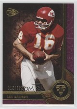 2015 Topps Triple Threads Purple /232 Len Dawson #88 HOF 02v3