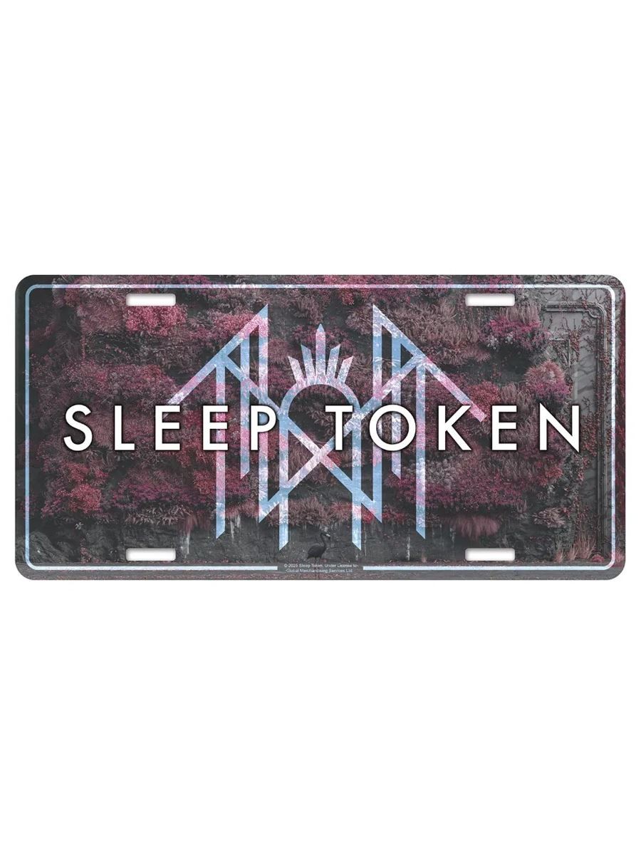 Sleep Token Even In Arcadia American Style Number Plate