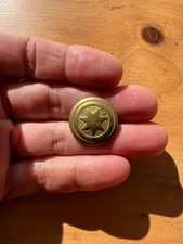 Cherokee Nation, 7-Point Star, Pre Civil War Coat Button