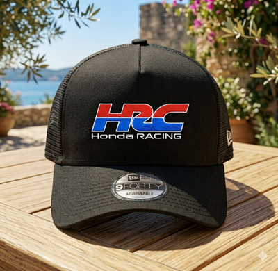 HRC Honda Racing Embroidered Trucker Hat Mesh Snapback Adjustable