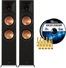 Klipsch RP-8000F II Floorstanding Speaker (Pair) + Deco Gear Wire + Banana Plugs