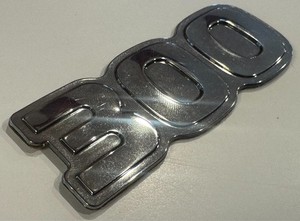 OEM Mercury Marine 300 HP Raised Chrome Engine Emblem Decal 3M Adhesive