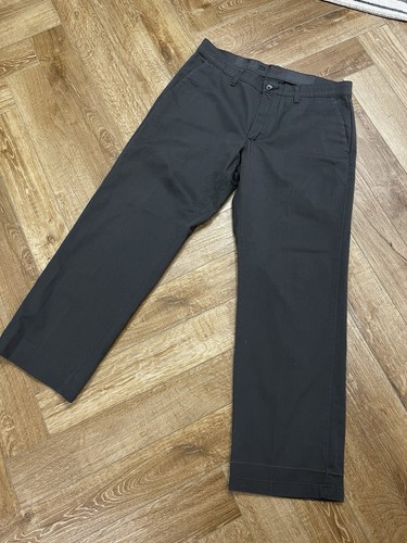 Lee Jeans Herren Chino Hose Custom Fit Straight Fit W33 x L30 dunkelgrau Stretch - Bild 2 von 12