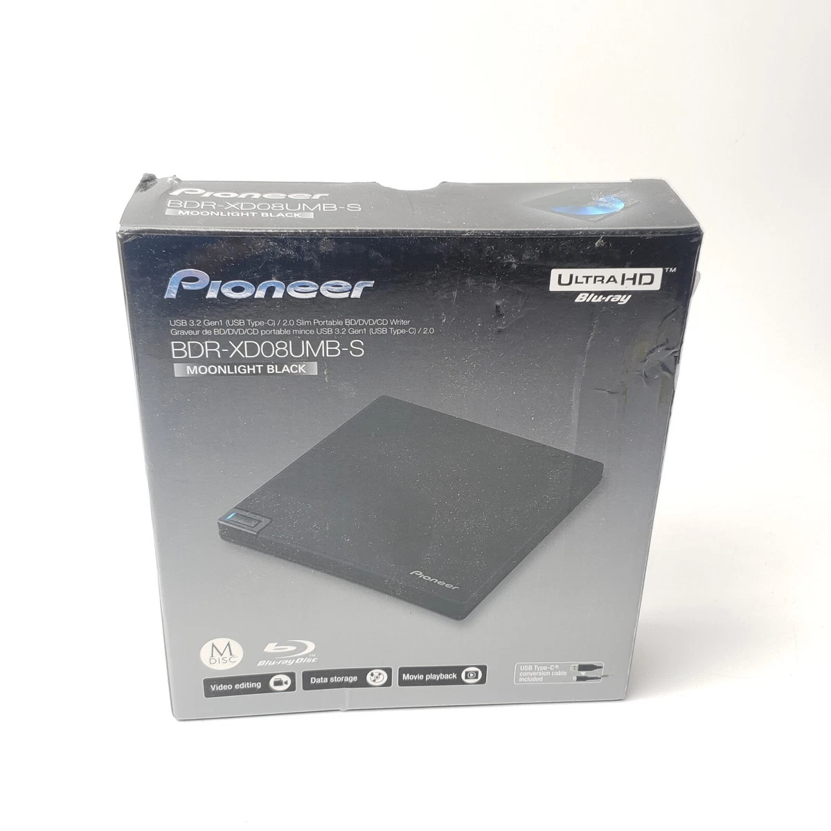 Pioneer BDR-XD08MB-S （MOONLIGHT BLACK） Pioneer BDR-XD08MB-S