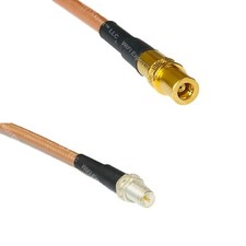RG400 SMB FEMALE to RP-SMA FEMALE RF Cable FAST-SHIP LOT