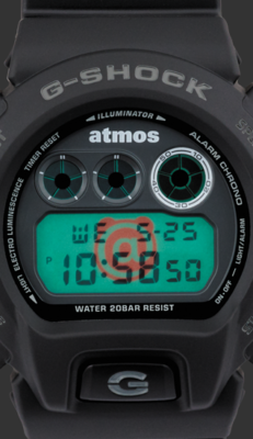 Casio G-Shock X Atmos X Medicom Be@rbrick DW6900 RARE *BRAND NEW