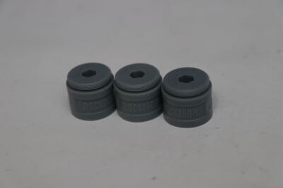 RockShox Bottomless Tokens 35mm Gray Solo Air Pike Boxxer Lyrik Yari 3 pack
