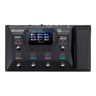 Zoom G6 Multi-Effects Processor w/ Expression Pedal
