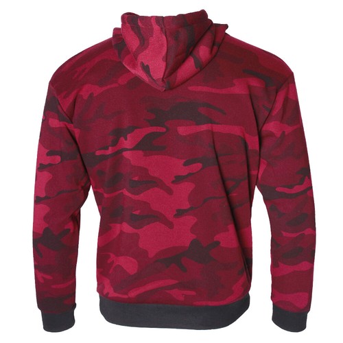 Men's Camo Hoodie Cali Embroidered Casual Fit Sweater - Picture 10 of 39