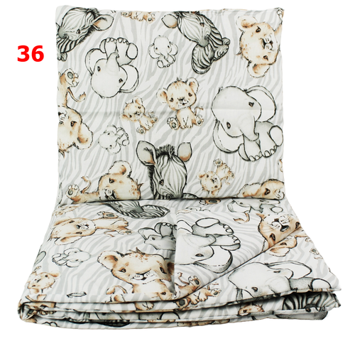 2 pc Bedding Set For Nursery Bed Cot 120x60CM Pillow Case Duvet Cover Bed - Picture 37 of 51