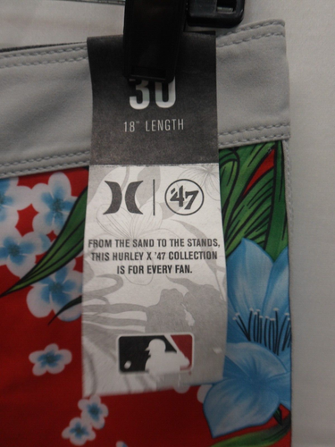 MLB St. Louis Cardinals Men's Red Phantom Tailgate Swim Shorts # 30 - Picture 3 of 6