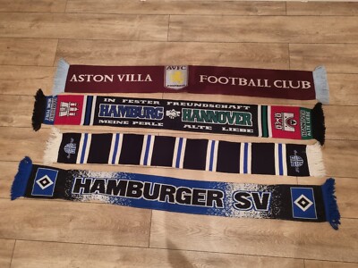 4X FUSSBALL SCHAAL, Fan, HSV, Fanfreundschaft, Hamburg, Hannover, Aston Villa. EUR 59,95 - DE