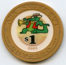 1 Casino Chip from The Orleans Las Vegas 2005