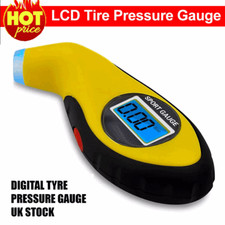 Lcd Tyre Car Air Pressure Tester Gauge Digital Handy For Truck Moto Bicycle Us