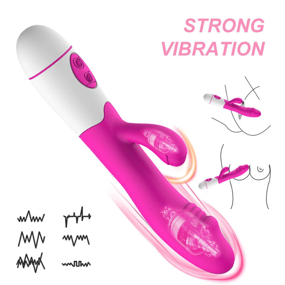 Rabbit Vibrator Best Sex Toy for Women Dildo G-Spot Massager Rechargeable UK