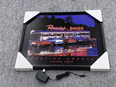 LED ライティング ポスターROAD SIDE of AMERICA Rosie's Diner Lucinda Lewis Roadside America LED Picture light up
