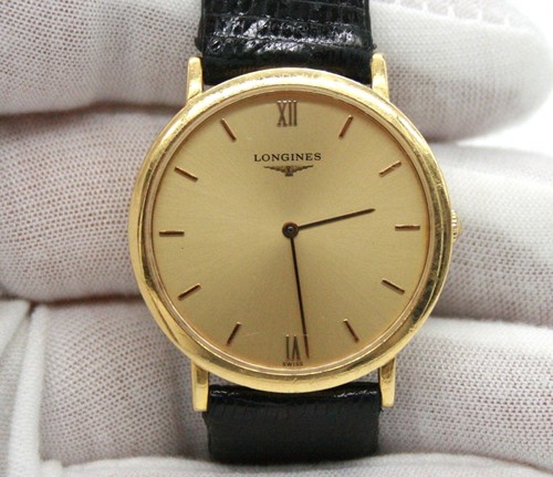 Longines Prestige 18K Yellow Gold Slim 
