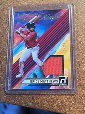 2024 Panini Donruss Baseball Prospect Jersey Kings # PJK-BM Brice Matthews 55/99