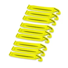 9 (Nine) Pack Bicycle Tire / Tube Change Removal Levers Tool Set - Yellow