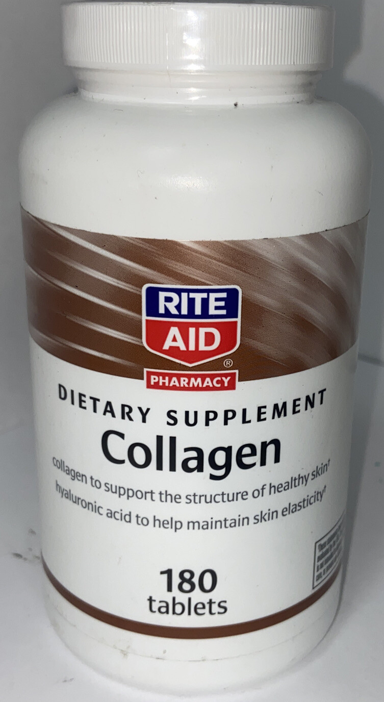 Rite Aid Collagen Dietary Supplement 180 Tablets eBay