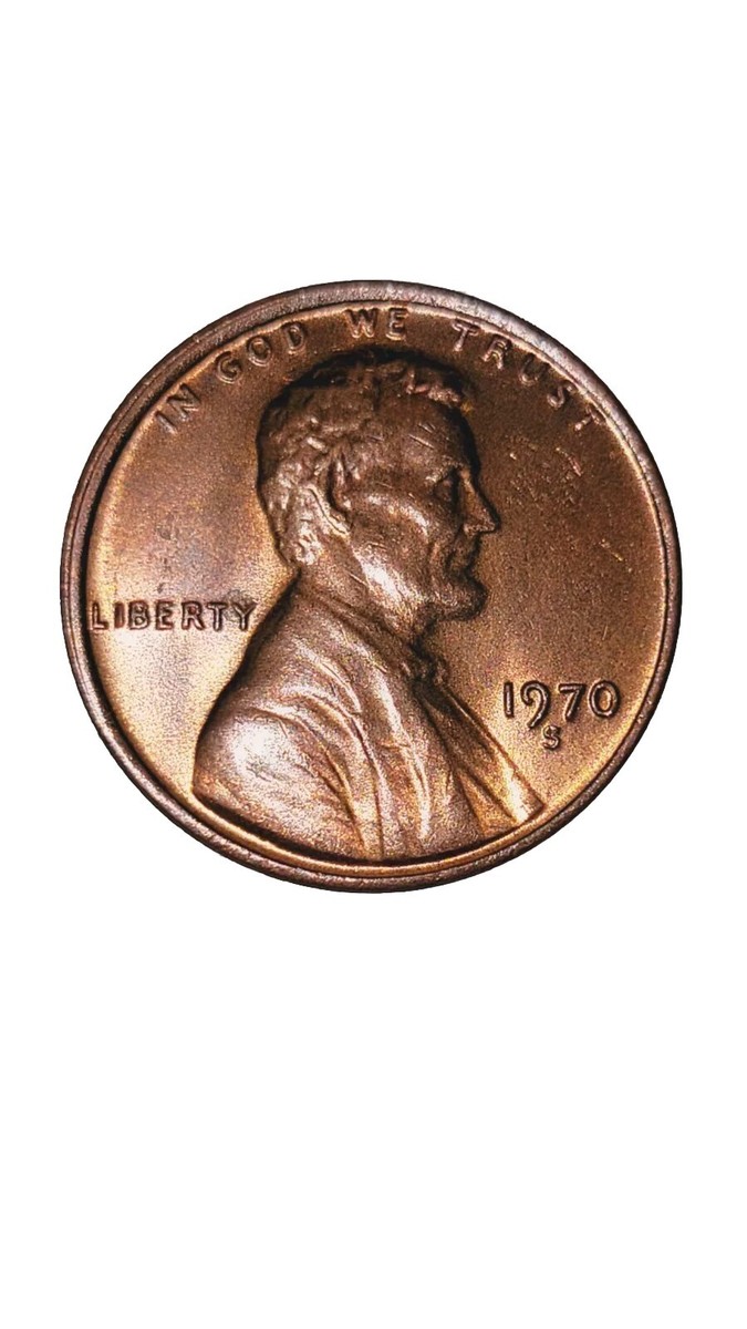 1970 S Small Date Lincoln Memorial Cent DDO! Large Over Small Date