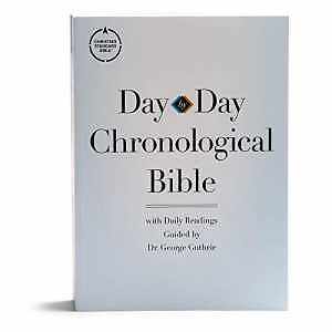 CSB Day-by-Day Chronological Bible by George H Guthrie in Very Good Condition
