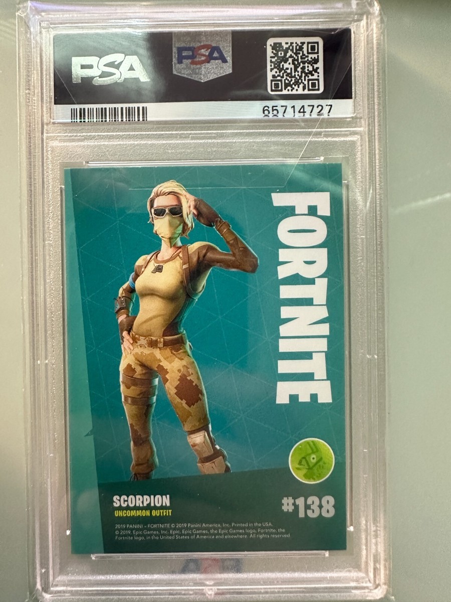 2019 PANINI FORTNITE SERIES 1 SCORPION #138 CRYSTAL SHARD USA
