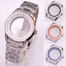 NH35 40mm Watch Case FIT NH34 NH35 NH36 Movement Steel Bracelet  Sapphire glass