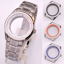 NH35 40mm Watch Case FIT NH34 NH35 NH36 Movement Steel Bracelet  Sapphire glass