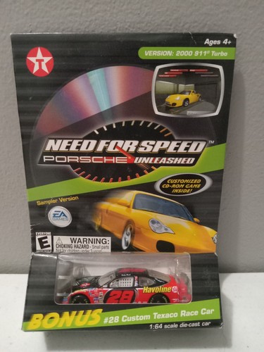 Need For Speed Porsche Unleashed Cd-Rom Game Texaco NASCAR #28 1/64 Game