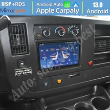 For 2008-2024 GMC Savana Apple CarPlay Radio Android 13 GPS FM Stereo
