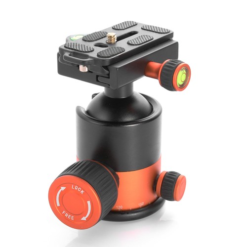 360°Rotating Metal Pro Tripod Ball Head Ballhead+Quick Release Plate DSLR Camera - Picture 3 of 8