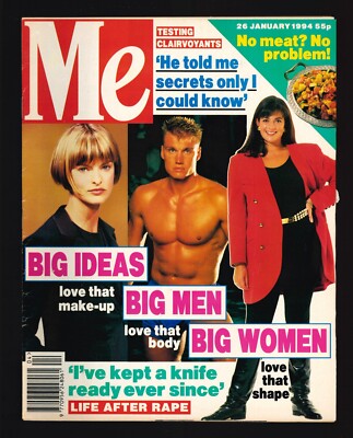 Me Jan 26 1994 Original Weekly Magazine stilvolles Jackenmuster innen.