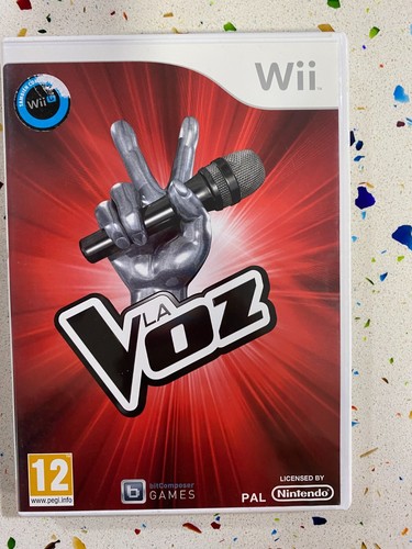 LA VOZ NINTENDO WII PAL 30 EXITOS JUAN LUIS GUERRA SUEÑO DE MORFEO MERCHE COLDPL - Bild 1 von 3
