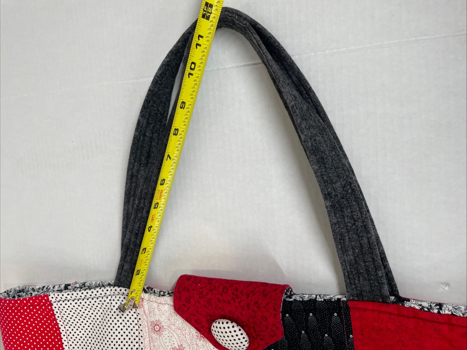 Extra Large Tote Bag Handmade Patchwork Quilted R… - image 20