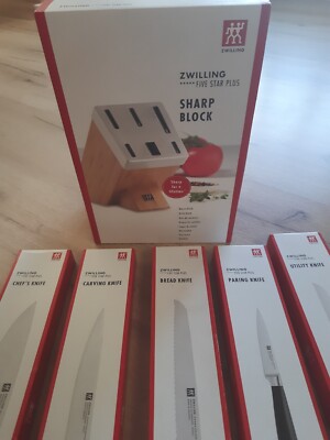 Zwilling Five Star Plus Selbstschärfender Messerblock samt Zubehör