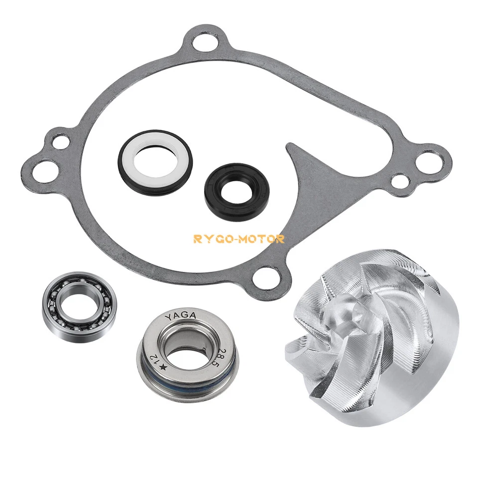 Kit de sellos de cojinete de impulsor de bomba de agua para Kawasaki Prairie 700 KVF700 2004-2006 Foto 2 de 4
