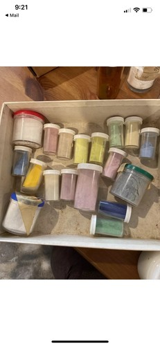 huge lot of set of vintage Liquid & powder paint - Picture 9 of 12