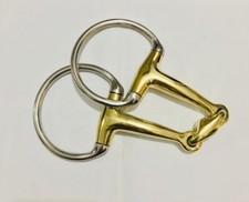 EGGBUTT Snaffle Horse Bit COPPER MIX LOZENGE STAINLESS Oval Link Stainless Steel
