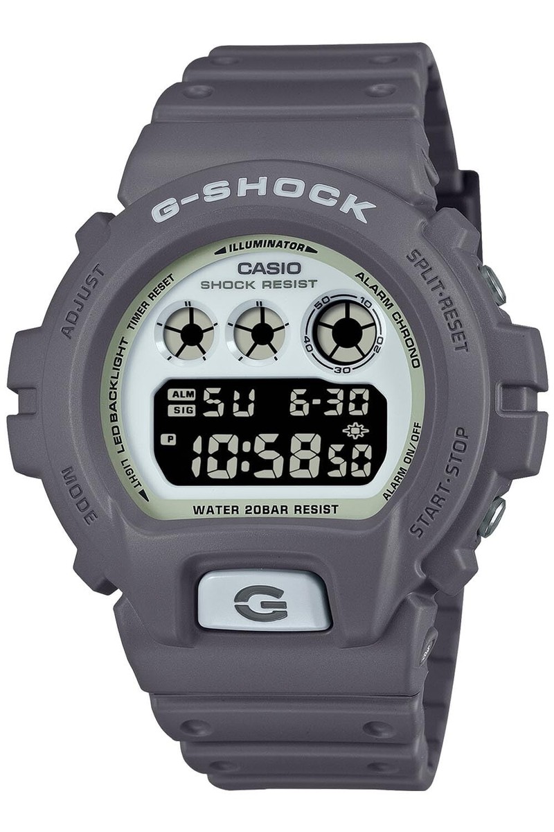 CASIO G-SHOCK DW-6900HD-8JF Silver Gray Digital Men's Watch Japan