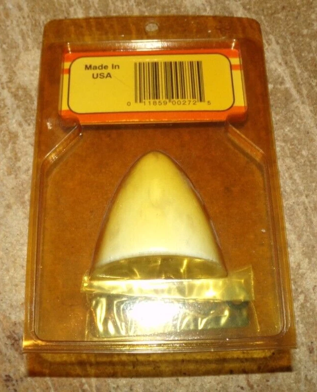 du-bro #272 2" diameter white airplane spinner in the package new - Image 2 of 2